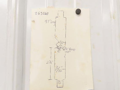 Press Brake Punch Die Set 97" Long 90° Offset Z Bend 3/8" W 3/16" D