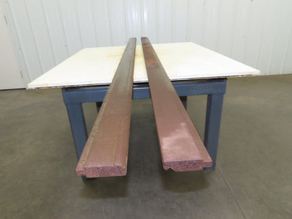 Press Brake Punch Die Set 97" Long 90° Offset Z Bend 3/8" W 3/16" D
