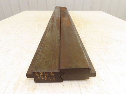 Press Brake Punch Die Set 54-1/2" Long 90° Offset Z Bend 3/4" W 3/8" D
