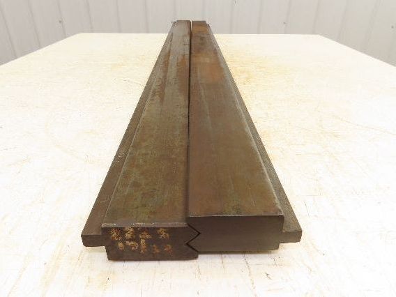Press Brake Punch Die Set 54-1/2" Long 90° Offset Z Bend 3/4" W 3/8" D