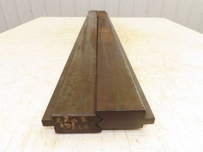 Press Brake Punch Die Set 54-1/2" Long 90° Offset Z Bend 3/4" W 3/8" D