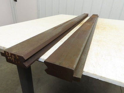 Press Brake Punch Die Set 54-1/2" Long 90° Offset Z Bend 3/4" W 3/8" D