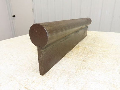 Press Brake Punch Die 24" Long 2-1/2" Round Stock Rod 1/2" Tang 6" H