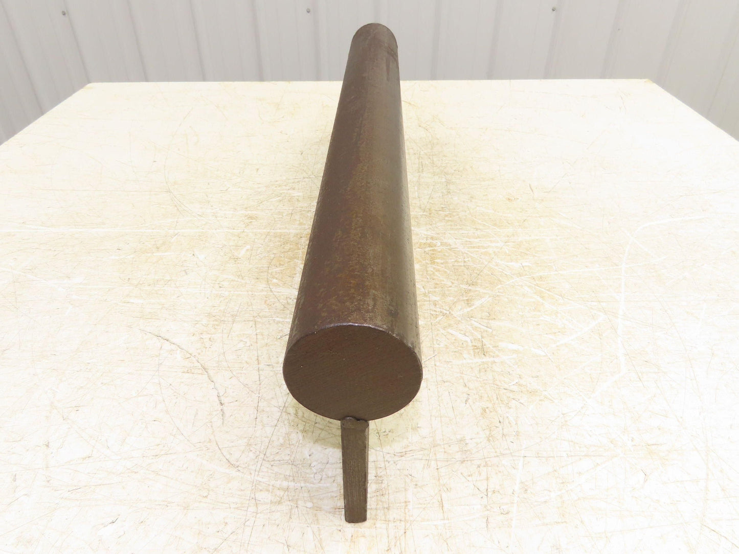Press Brake Punch Die 24" Long 2-1/2" Round Stock Rod 1/2" Tang 6" H