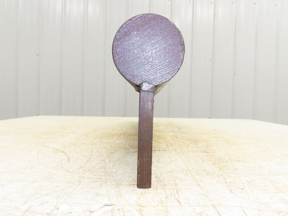 Press Brake Punch Die 24" Long 2-1/2" Round Stock Rod 1/2" Tang 6" H