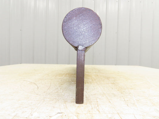 Press Brake Punch Die 24" Long 2-1/2" Round Stock Rod 1/2" Tang 6" H