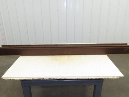 Press Brake Round Die 73" Long 1-7/8" Dia Spring U Type 1/2" Tang 5-7/8" Base