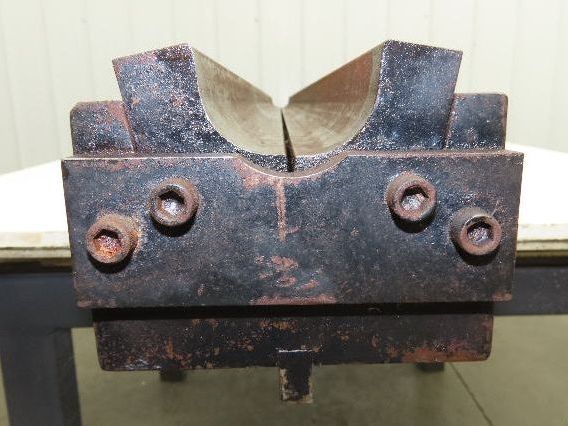 Press Brake Round Die 73" Long 1-7/8" Dia Spring U Type 1/2" Tang 5-7/8" Base