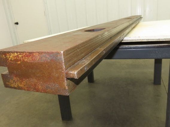 Press Brake Die Extension 96" Long 5-1/2" Rise 2-7/8" Wide 1/2" Tang