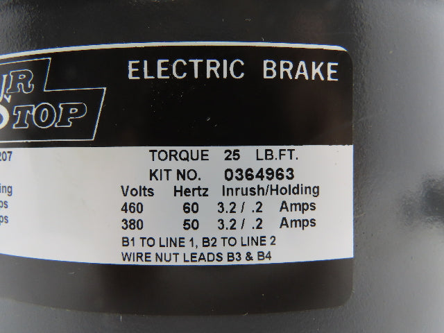 US Motors Shur Stop 108703130001 Electric Brake Kit 230/460V 25 Ft-Lb 213T/215T