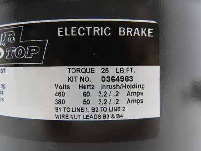 US Motors Shur Stop 108703130001 Electric Brake Kit 230/460V 25 Ft-Lb 213T/215T