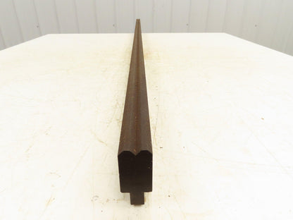Press Brake Die 60-1/2" Long 90° V 5/16" W 3/16" D 1-13/16" H