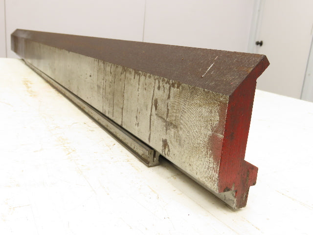 Press Brake Gooseneck Punch Die 53" Long 90° V 3/8" Thick 3-3/4" H 1/2" Tang