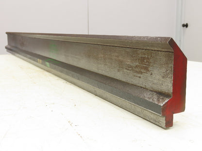 Press Brake Gooseneck Punch Die 53" Long 90° V 3/8" Thick 3-3/4" H 1/2" Tang