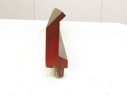 Press Brake Gooseneck Punch Die 53" Long 90° V 3/8" Thick 3-3/4" H 1/2" Tang