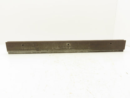 Press Brake Die 29-5/8" Long 90° V 1/2" W 1/4" D 2-7/16" H 1/2" Tang
