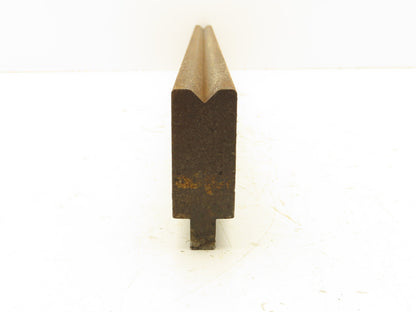 Press Brake Die 29-5/8" Long 90° V 1/2" W 1/4" D 2-7/16" H 1/2" Tang
