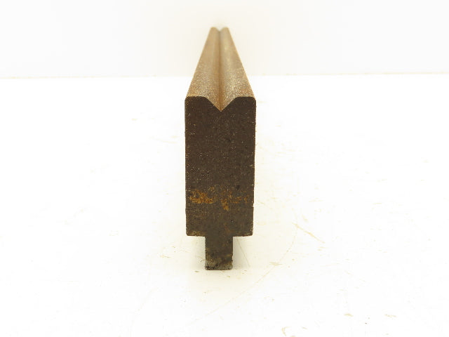 Press Brake Die 29-5/8" Long 90° V 1/2" W 1/4" D 2-7/16" H 1/2" Tang