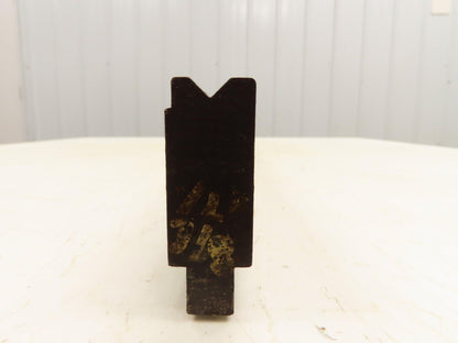 Press Brake Die 46-9/16" Long 90° V 11/32" W 3/16" D 1-15/16" H