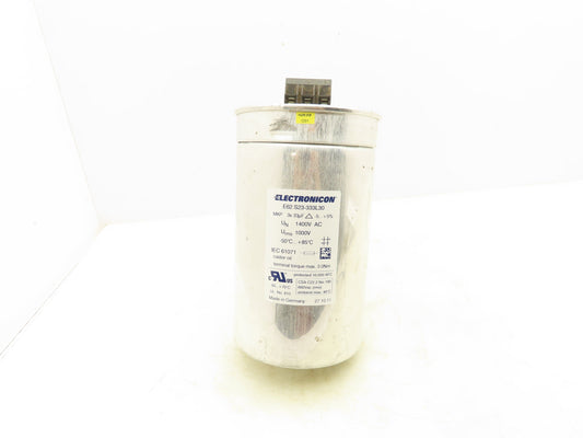Electronicon E62.S23-333L30 MKP 3x 33uF 1400V AC 3PH Capacitor 5.37"x 9"L