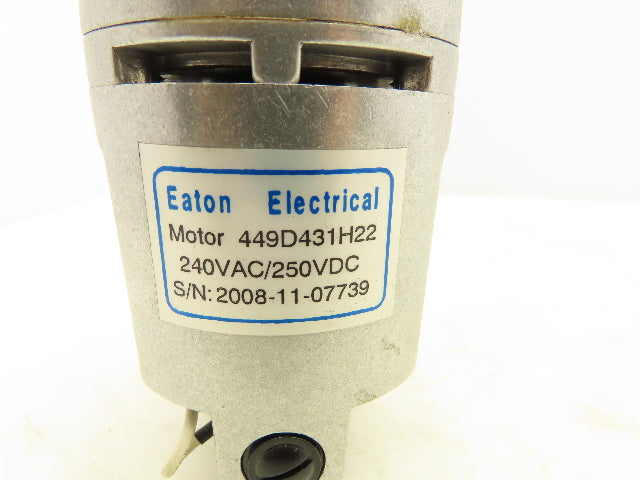 Eaton Electrical 449D431H22 Circuit Breaker Spring Charging Motor 240VAC/250VDC