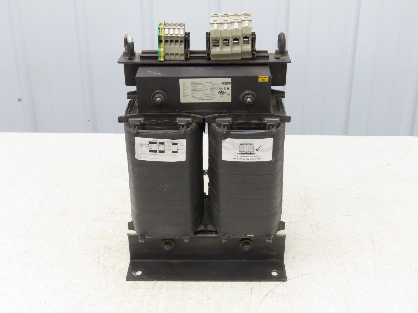 EMB Wittlich TTS 10.0 Isolating Transformer 8.64 KVA 575V - 120V Single Phase