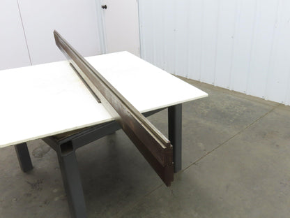 Press Brake Punch Die Set 97" Long 90° Offset Z Bend 5/8" W 3/8" Deep 2-13/16" H