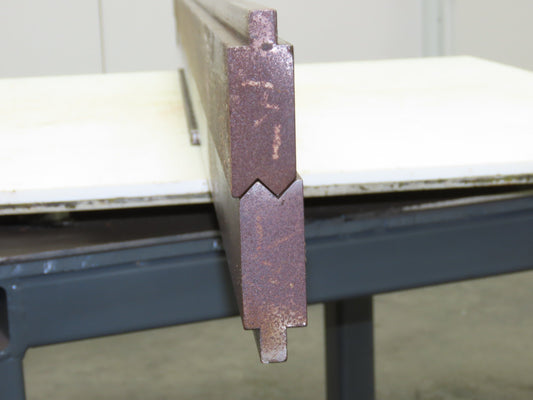 Press Brake Punch Die Set 97" Long 90° Offset Z Bend 5/8" W 3/8" Deep 2-13/16" H