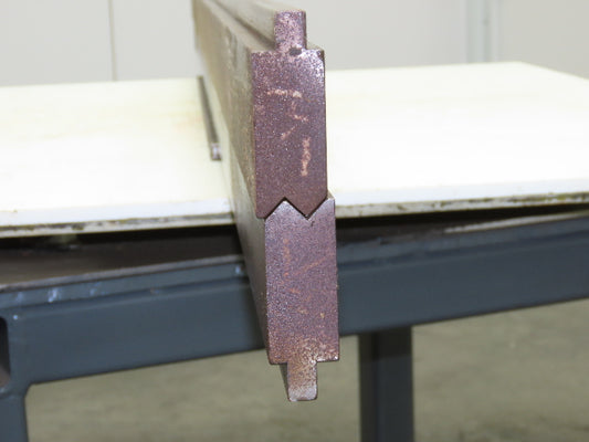 Press Brake Punch Die Set 97" Long 90° Offset Z Bend 5/8" W 3/8" Deep 2-13/16" H