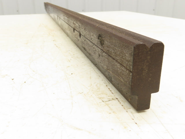Press Brake Die 51-15/16" Long 90° V 5/16" W 3/16" D 1-3/4" H