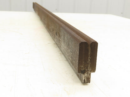 Press Brake Die 51-15/16" Long 90° V 5/16" W 3/16" D 1-3/4" H