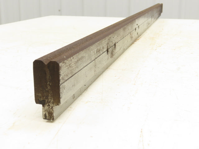 Press Brake Die 51-15/16" Long 90° V 5/16" W 3/16" D 1-3/4" H
