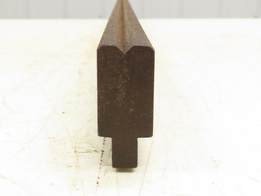 Press Brake Die 51-15/16" Long 90° V 5/16" W 3/16" D 1-3/4" H