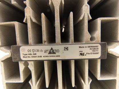 Stego 04641.0-00 HGL 046 DIN Rail Fan Heater for Electrical Enclosures 400W 230V