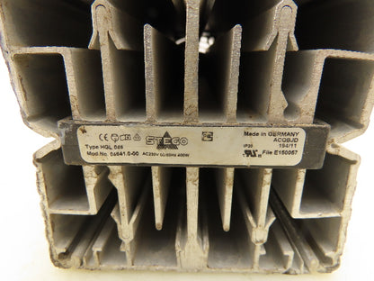 Stego 04641.0-00 HGL 046 DIN Rail Fan Heater for Electrical Enclosures 400W 230V