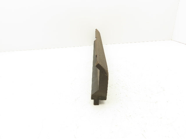 Press Brake Gooseneck Punch Die 23-9/16" Long 90° V 3/8" Finger 3-3/4" H