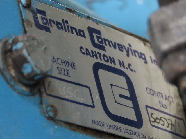Carolina Conveying Rotary Blow-Thru Airlock Feeder Valve 8" Round Flange 460V