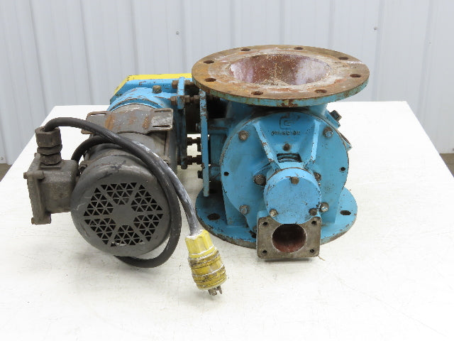 Carolina Conveying Rotary Blow-Thru Airlock Feeder Valve 8" Round Flange 460V