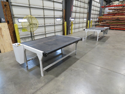 Pathfinder EasyLoader 80"x 60"L Flat Belt Wide Conveyor Table 30 FPM 240V 1PH