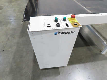 Pathfinder EasyLoader 80"x 60"L Flat Belt Wide Conveyor Table 30 FPM 240V 1PH