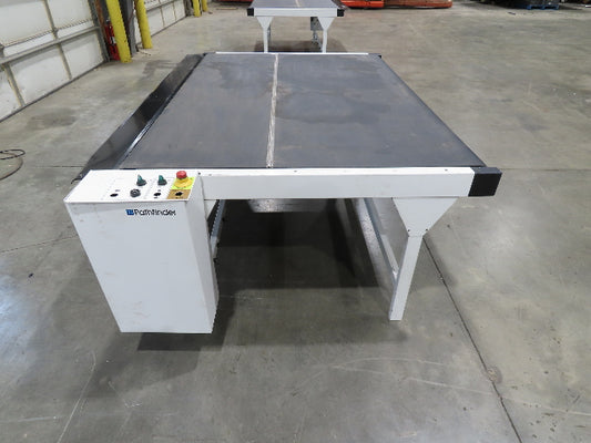 Pathfinder EasyLoader 80"x 60"L Flat Belt Wide Conveyor Table 30 FPM 240V 1PH