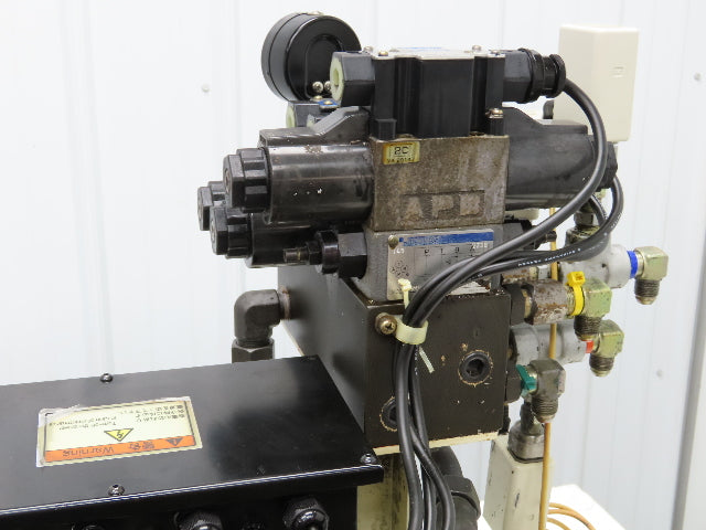 Okuma Hydraulic Power Unit 5gal Tank 8gpm 1100psi Nachi Uni Pump 3Hp 220V