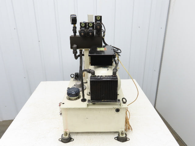 Okuma Hydraulic Power Unit 5gal Tank 8gpm 1100psi Nachi Uni Pump 3Hp 220V