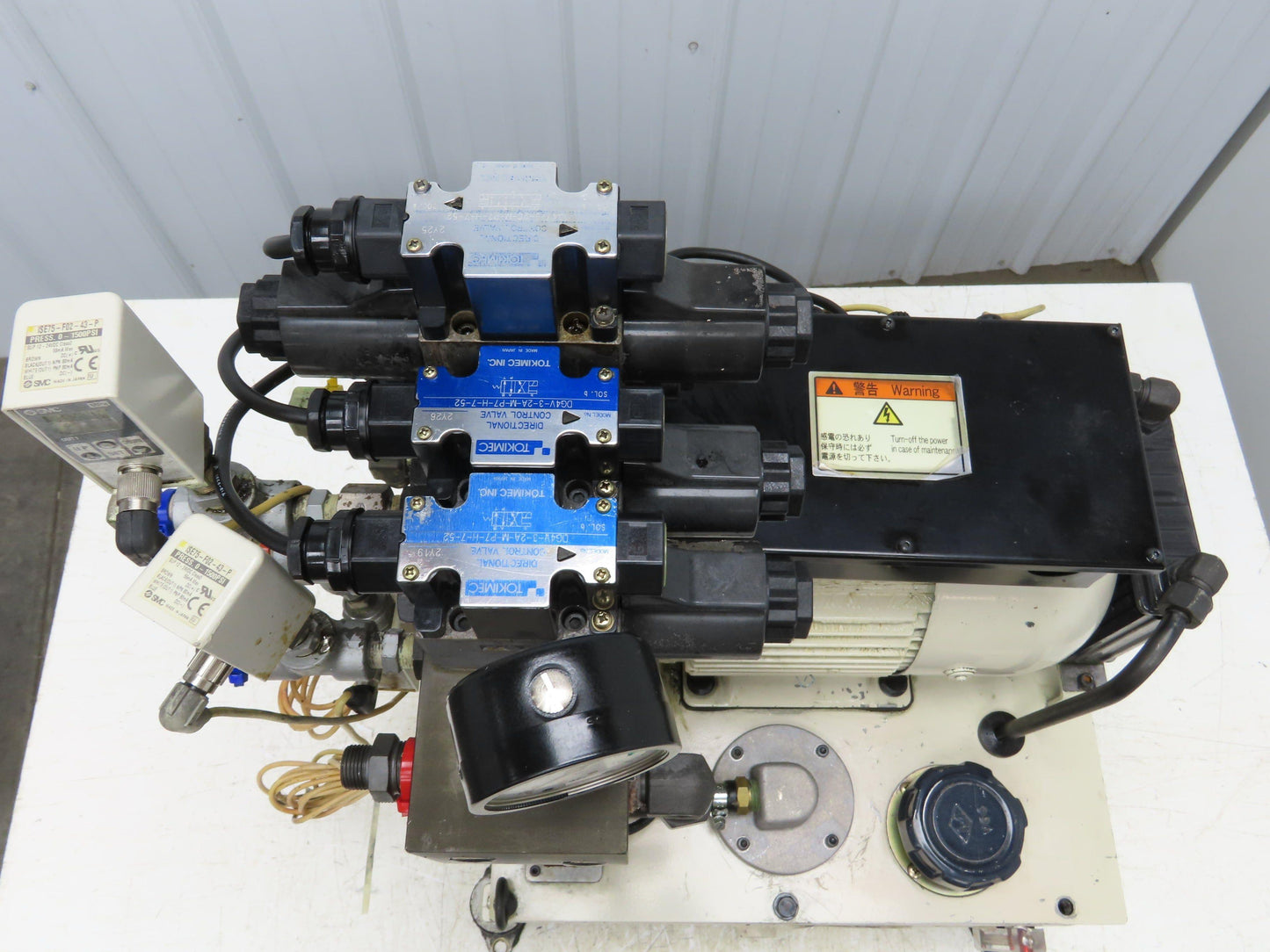 Okuma Hydraulic Power Unit 5gal Tank 8gpm 1100psi Nachi Uni Pump 3Hp 220V