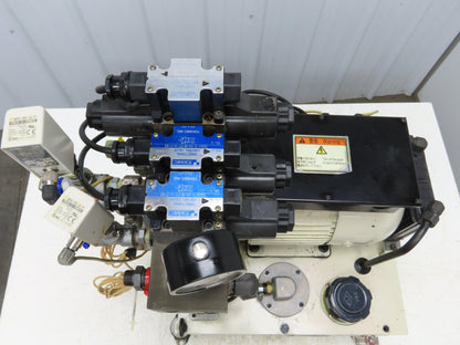 Okuma Hydraulic Power Unit 5gal Tank 8gpm 1100psi Nachi Uni Pump 3Hp 220V