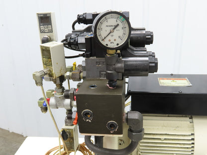 Okuma Hydraulic Power Unit 5gal Tank 8gpm 1100psi Nachi Uni Pump 3Hp 220V