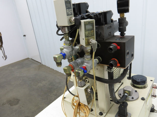 Okuma Hydraulic Power Unit 5gal Tank 8gpm 1100psi Nachi Uni Pump 3Hp 220V