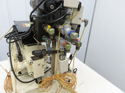 Okuma Hydraulic Power Unit 5gal Tank 8gpm 1100psi Nachi Uni Pump 3Hp 220V