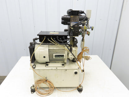 Okuma Hydraulic Power Unit 5gal Tank 8gpm 1100psi Nachi Uni Pump 3Hp 220V