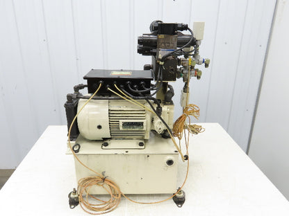 Okuma Hydraulic Power Unit 5gal Tank 8gpm 1100psi Nachi Uni Pump 3Hp 220V